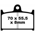 EBC Brakes Double-H Sintered Superbike Brake Pads Front - FA145HH EBC Brakes Double-H Sintered Superbike Brake Pads Front - FA145HH